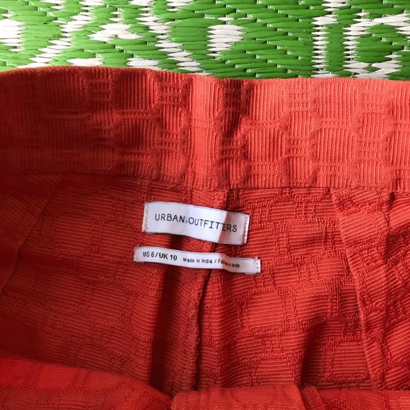Urban Outfitter Orange textured Bell Bottom Pants - Picture 4 of 4